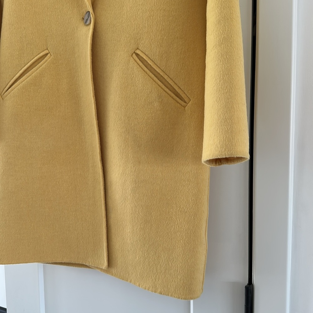Rachel Zoe Women's Yellow Coat - Picture 3 of 9